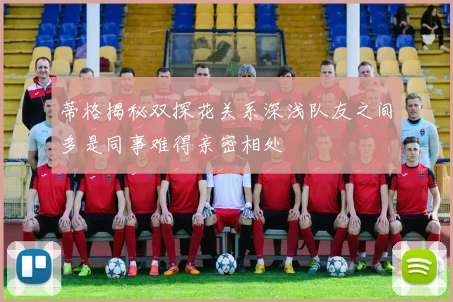 蒂格揭秘双探花关系深浅队友之间多是同事难得亲密相处